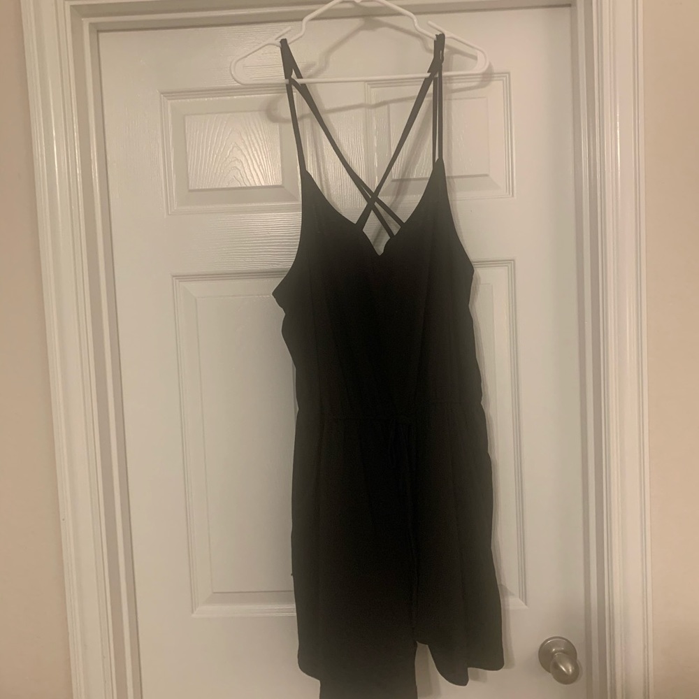 Shein black romper